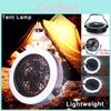 Ventilador USB Premium com Luz para Acampamento ao Ar Livre com Iluminação LED e Gancho para Pendurar