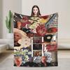Buffy The Vampire Slayer Blanket Flannel Horror Movie Lightweight Thin Throw Blanket For Airplane Travel Bedroom Quilt