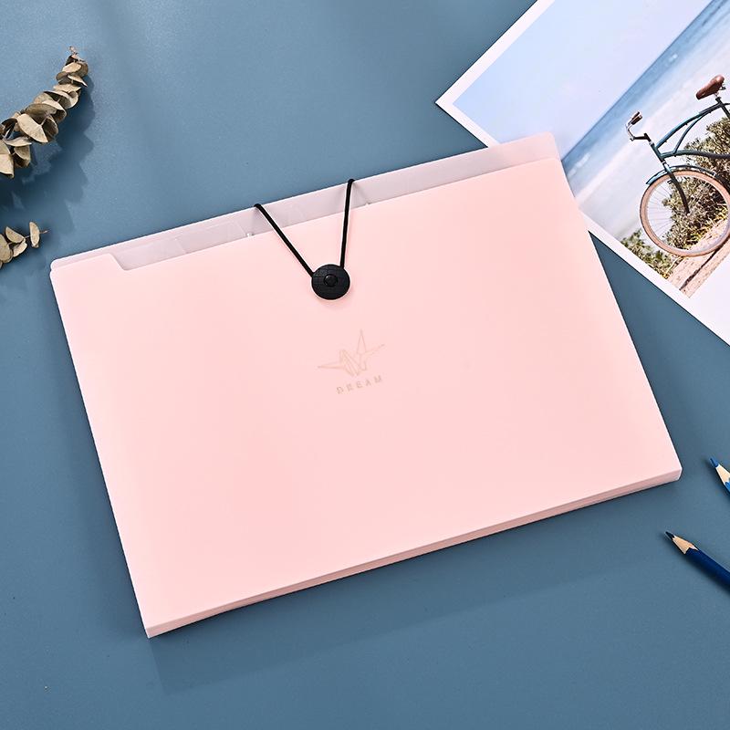 

A4 Minimalist Multi-layer Accordion Folder with Origami Design