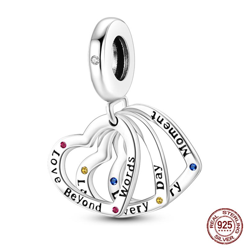 S925 Silver Fashion Camera Coffee Cup Flower Charms Beads Fit  S925 Original Bracelet DIY Birthday Jewelry Making For Women