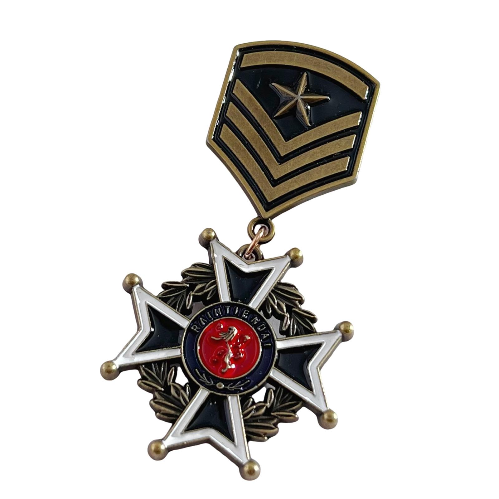 

Вінтажна медаль для військових ентузіастів, значок, історична цінність, колекційний значок-емблема, металевий пін для прикраси одягу U