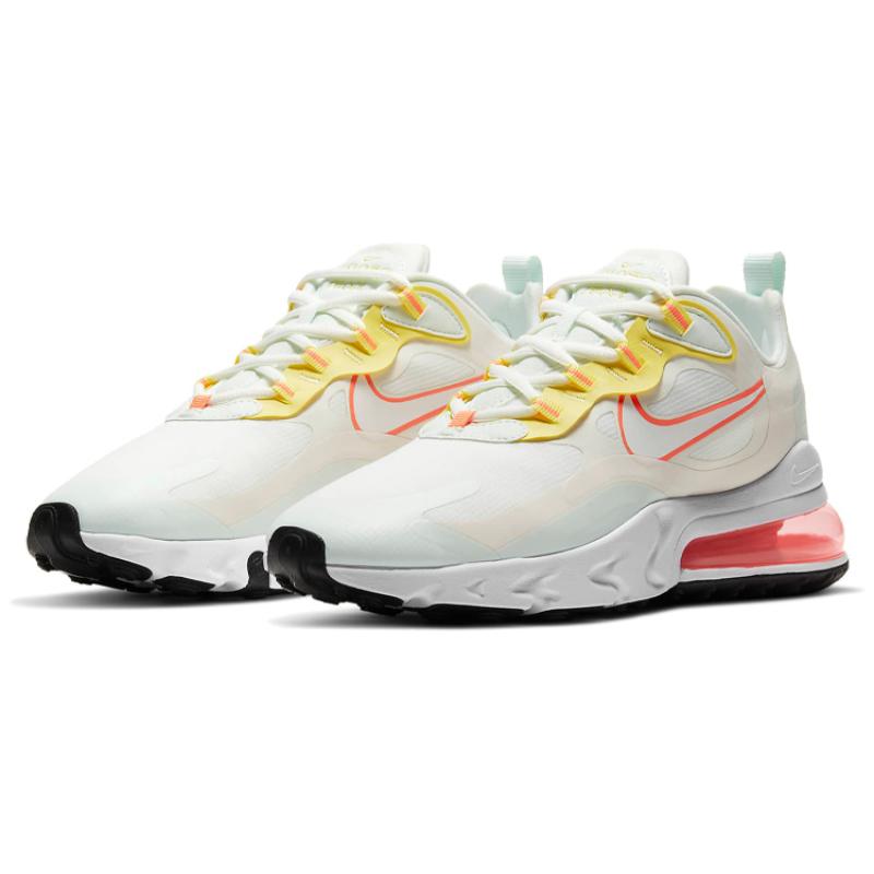 Nike Air Max 270 React 'Pale Ivory Summit White' Women's Sneakers Casual Shoes CV8818-102