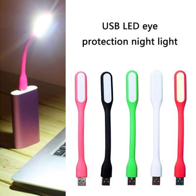 USB LED Lamp Eye Care Night Light Portable and Flexible Arm for Power Bank Compatibility with Laptops and Desktops