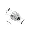 Stainless Steel Tube Extension Pipe Silver 10-60mm Bathroom Accessories Fittings for Water Pipes for Plumbing System
