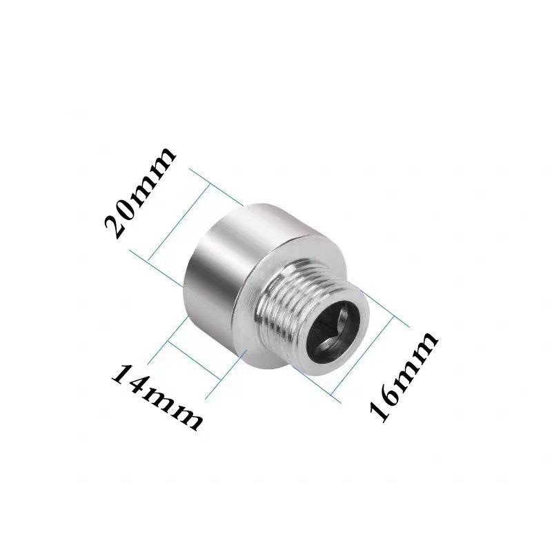 Stainless Steel Tube Extension Pipe Silver 10-60mm Bathroom Accessories Fittings for Water Pipes for Plumbing System