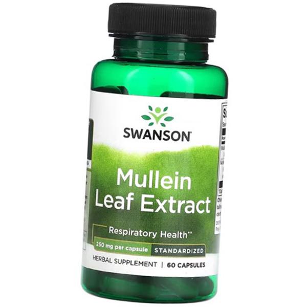 

Mullein Leaf Extract 250, Swanson 60 caps (71280253) 60caps