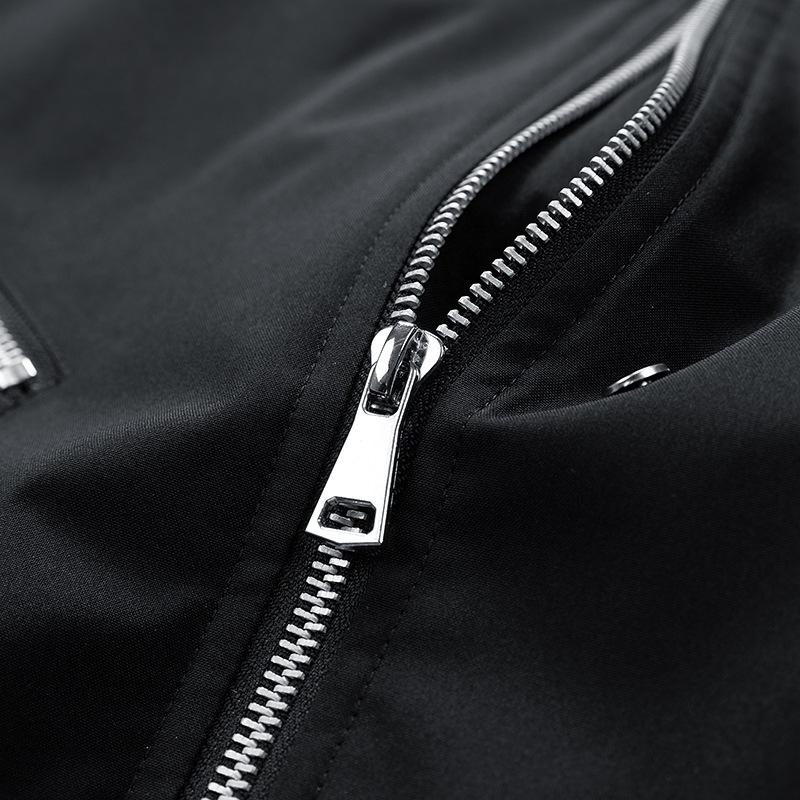 80-280 Pounds Plus Size Men's Sports and Leisure Workwear Casual Jacket, Versatile for Spring and Autumn, Baseball Collar, Men's Loose Travel Jacket