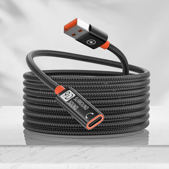 USB 3.0 Typ C Stecker auf Buchse Verlängerungskabel Plug & Play Ladekabel