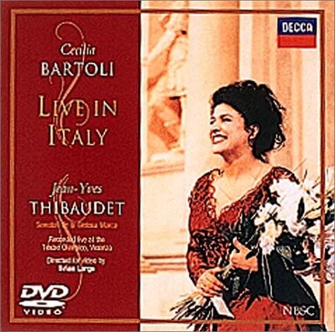 

DVD СЕСИЛИЯ БАРТОЛИ - Живьем в Италии UCBD1020 Япония Музыкальное видео Б/У