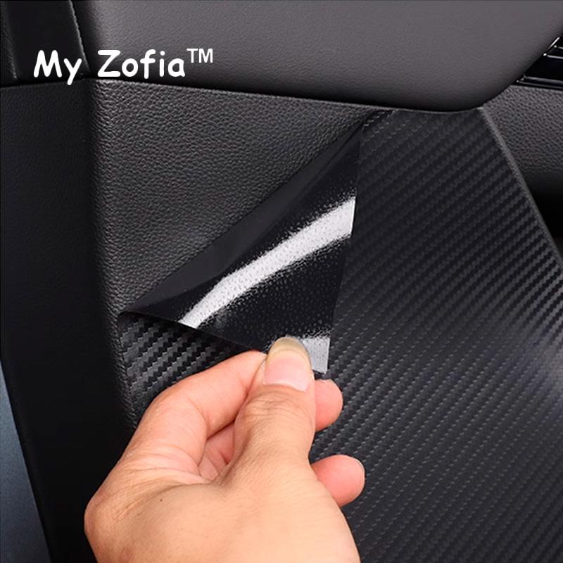 For Chery Tiggo 7 Pro Max 2023 2024 2025 CAR Carbon Fiber Stickers Interior Center Console Color Change Molding Sticker Decals
