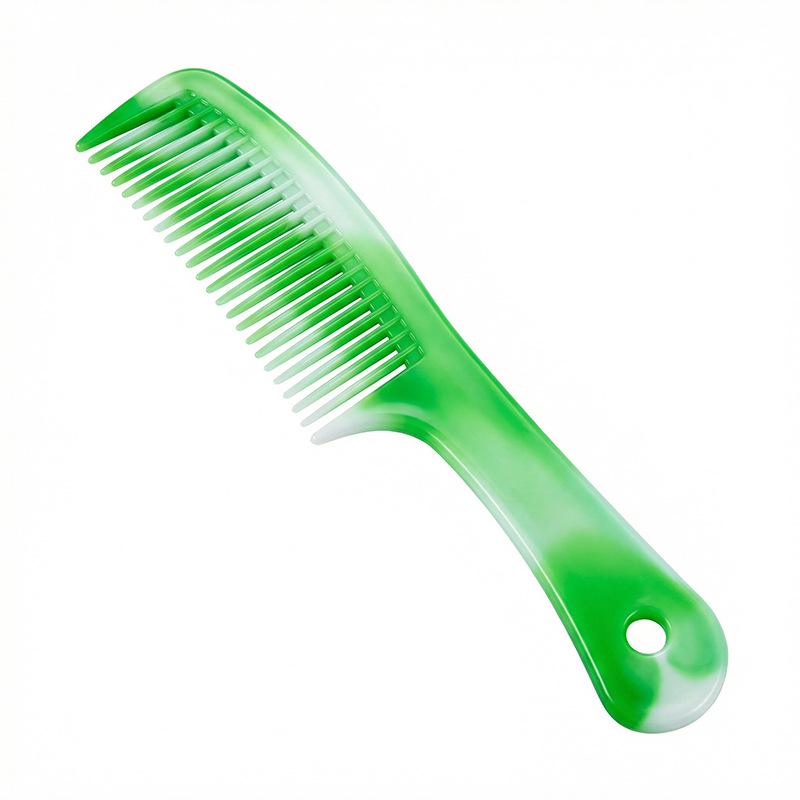 Unbreakable Hair Styling Plastic Jade-Like Comb - Oxford Cow Tendon Color