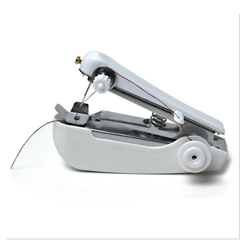 Sewing Kit Mini Manual Sewing Machine Needle Thread Set Household DIY Clothing Patching Stitching Needlework Tools Supplies TMZ