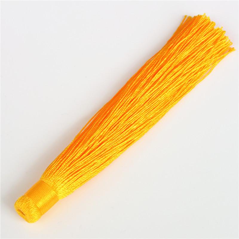 Chińskie Tradycyjne Akcesoria Biżuteryjne, Wiszące Uszy z Chwostem do Samochodu, Chińskie Węzłowe Chwosty, Długość 14Cm i Szerokość 14Mm