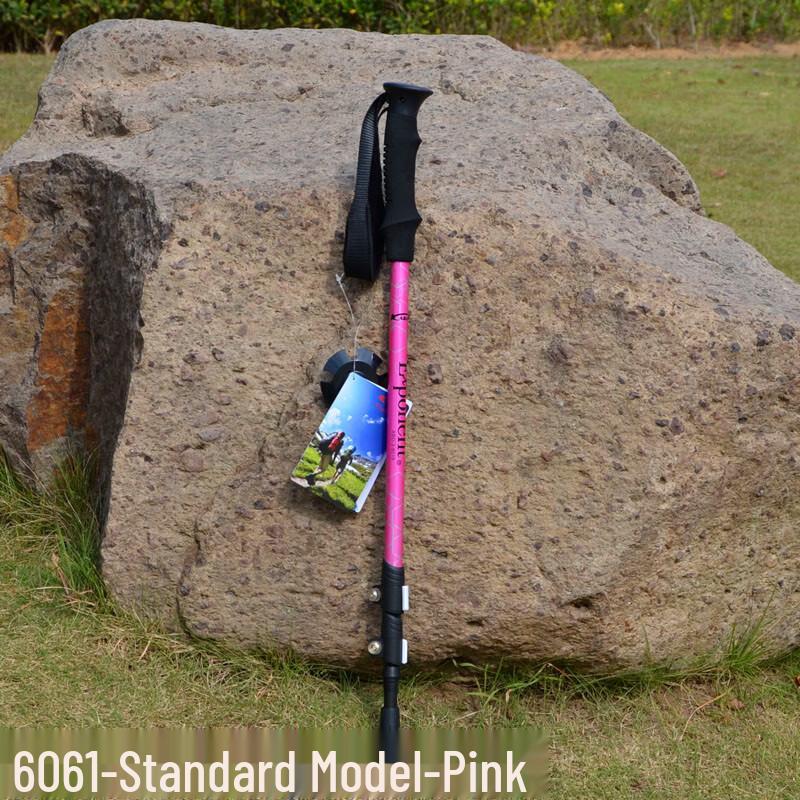 TANERDD Outdoor 3-Section Aluminum Telescopic Trekking Pole