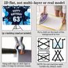 Party Backdrop Balloon Blue Flat Bunting Balloons Flags Hanging Hang Celebration Photo Booth Birthday Party Decor