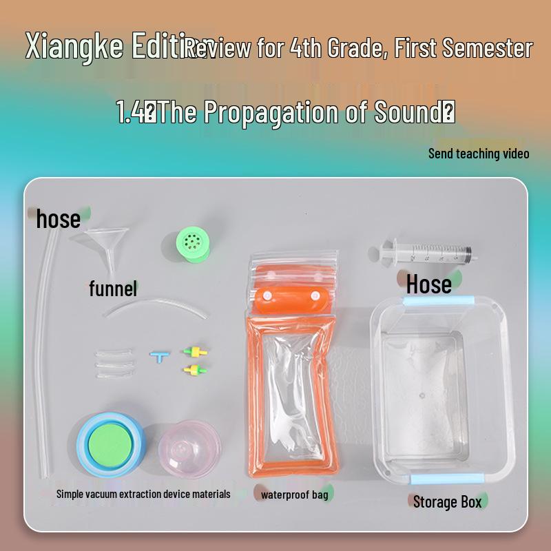 Xiangke Fourth Grade Science Experiment Kit: Sound Propagation Teaching Aids