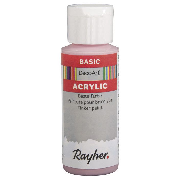 Peinture acrylique Rose layette 59 ml