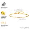 Minimalist Bead Bracelet for Women,Flat Snake Chain Stainless Steel Bracelets,Trendy Waterproof Jewelry Gift