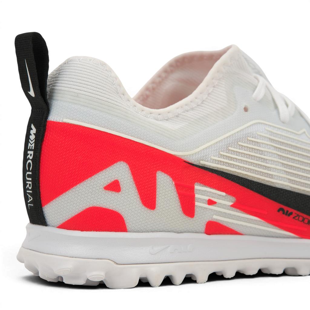 Nike Zapatillas Zoom Mercurial Vapor 15 Pro TF Ready Pack para hombre, color blanco brillante y negro carmesí DJ5605-600