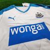 Puma Newcastle United 2015/16 Season Away Color Block V-Neck Long Sleeve Football Shirt Men Tops 747860-02