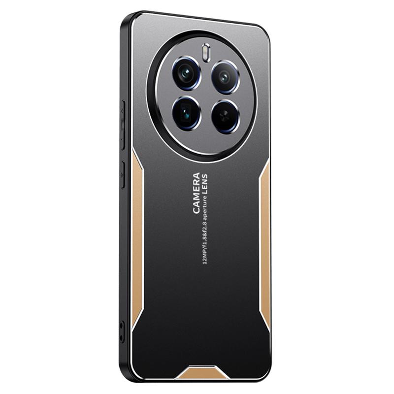 For Realme 12 Pro 5G/12 Pro+ 5G Slim Case Aluminum Alloy+TPU+PC Phone Back Cover