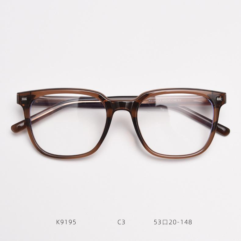 

Anti Blue Light Presbyopic Glasses Women TR90 Thick Square-frame Acetate Temple Reading Prescription Eyeglasses Custom Leesbril Original Lenses