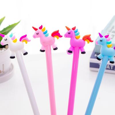 1 Stuk Creatieve Regenboog Manen Eenhoorn Kantoor School Briefpapier Regenboog Leuke Gekleurde Gel Pen