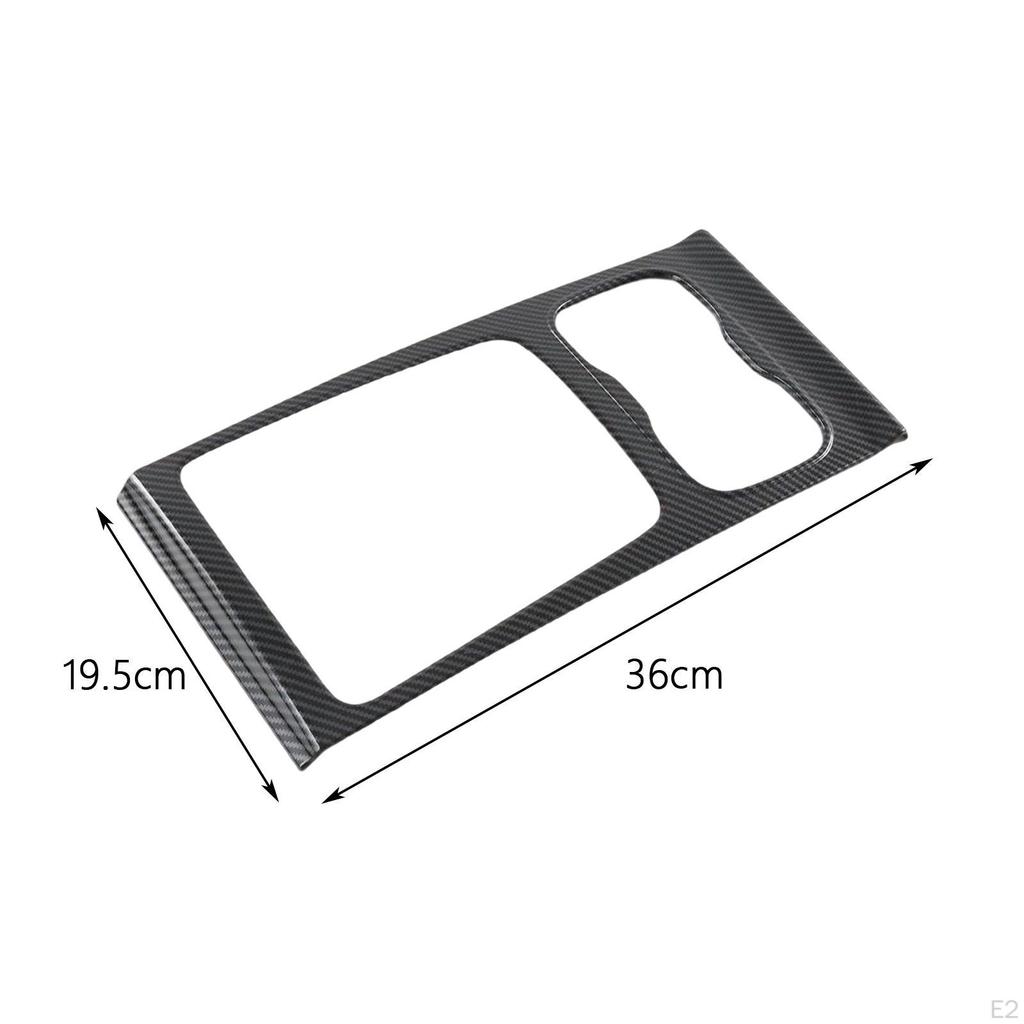 Gear Shift Frame Cover Trim Decoration Interior Carbon Fiber Replaces Spare Parts Accessories