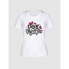 Dog Mom, Dog Bones, Love Letter Print Short Sleeve T-Shirt, Casual Comfortable Women's T-Shirt