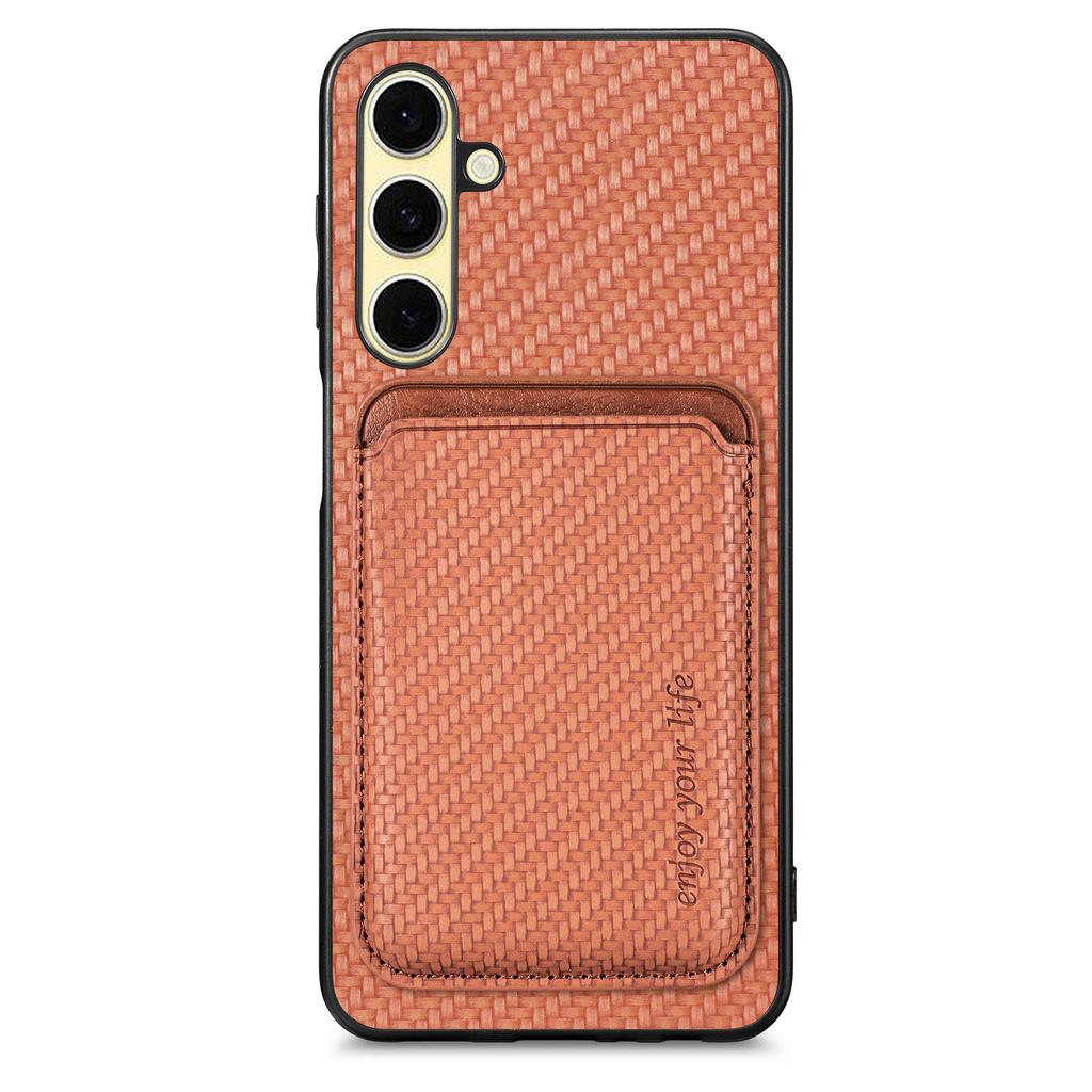 Pro Samsung Galaxy A26 5G Pouzdro Magnetický Odnímatelný Držák na Karty Kryt Zadní Strany Telefonu
