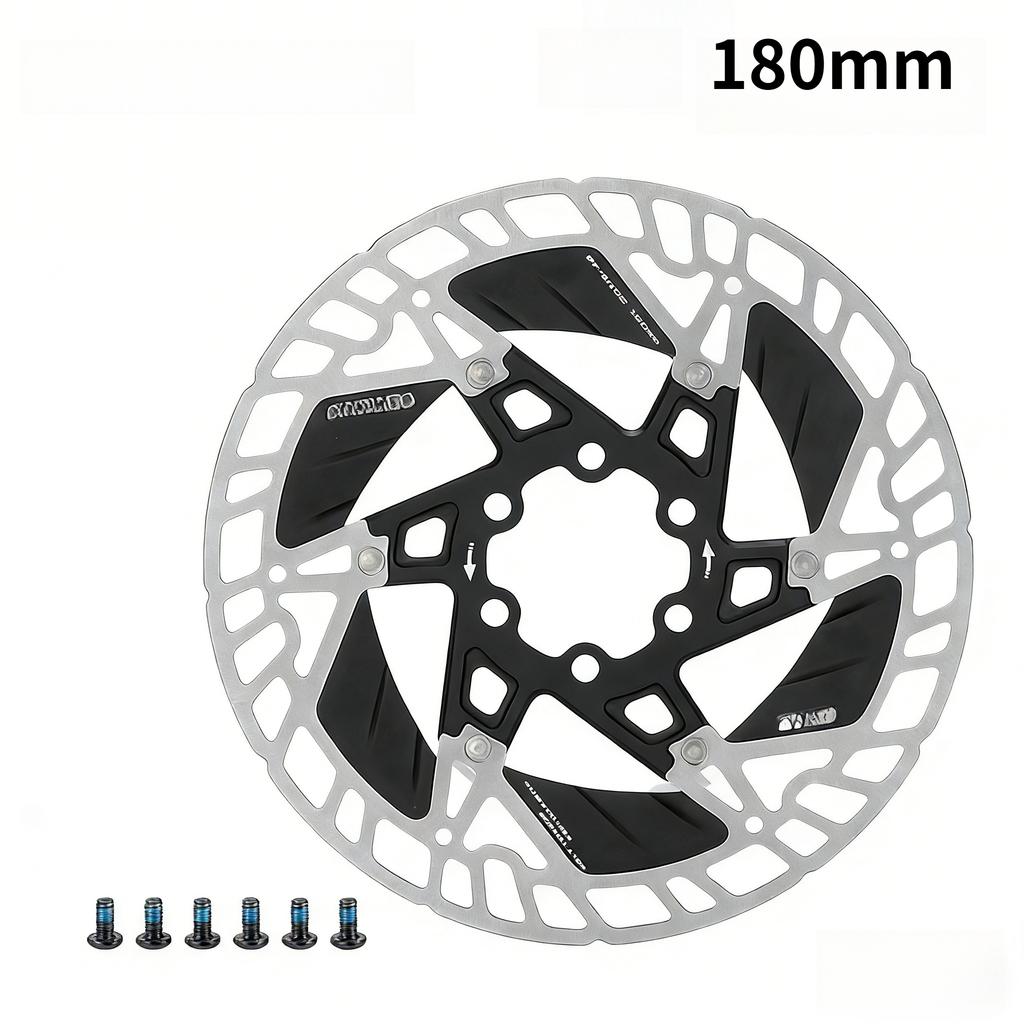Floating Heat-Dissipating Brake Rotors for Road & Mountain Bikes, 6-Bolt & Center-Lock Discs
