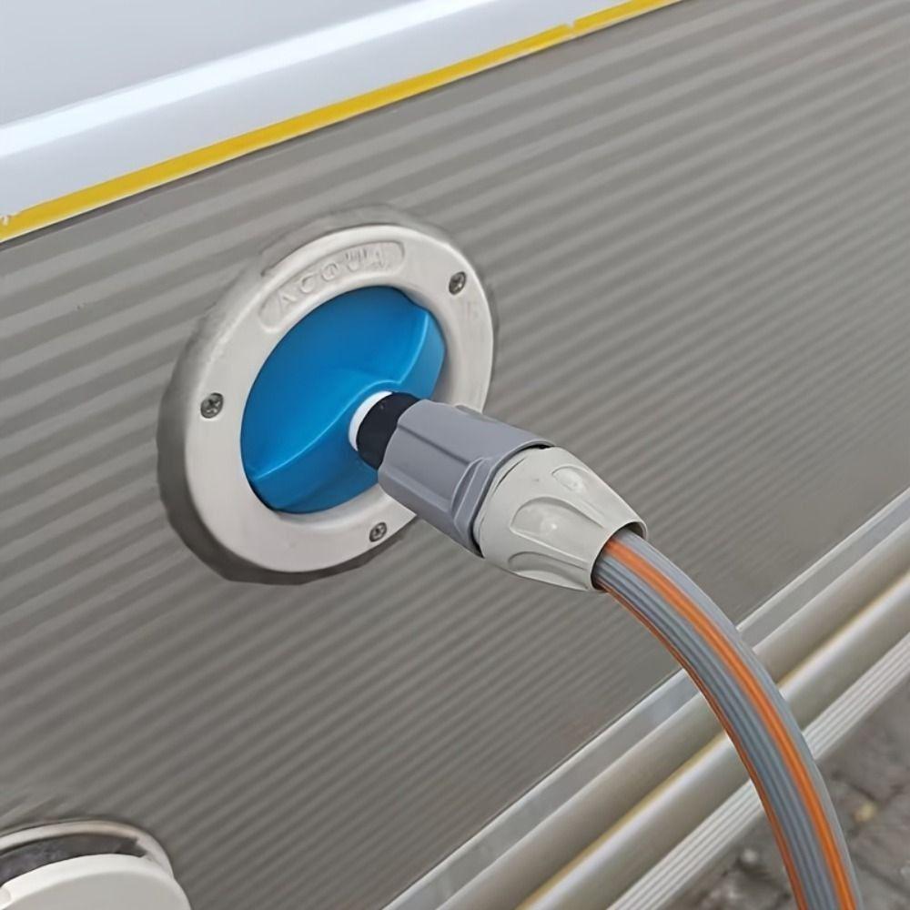 Quick Connect Water Tank Inlet Plastic Quick Hose Connector Water Inlet Filler Cap  Caravan