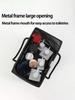 1PC bathroom storage basket, grid draining basket, foldable storage basket, summer swimming clothes storage basket