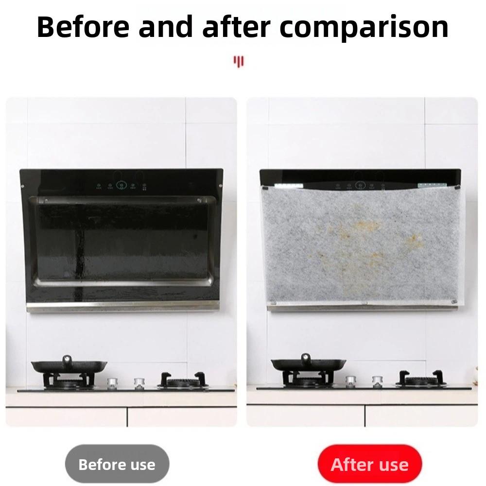Thickened Range Hood Filter Paper Disposable Oil Proof Sticker Kitchen Filter Paper  Kitchen Use
