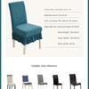 Dining Table Chair Cover Elastic Chair Covers with Skirt Bubble Banquet Chair Slipcover Stretch Chair Skirt Home Testiles