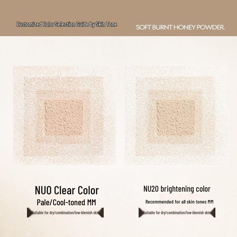 QXQY Asian Elf Light Mist Setting Powder: Matte Finish, Long-Lasting, Lightweight, Soft Focus Makeup.