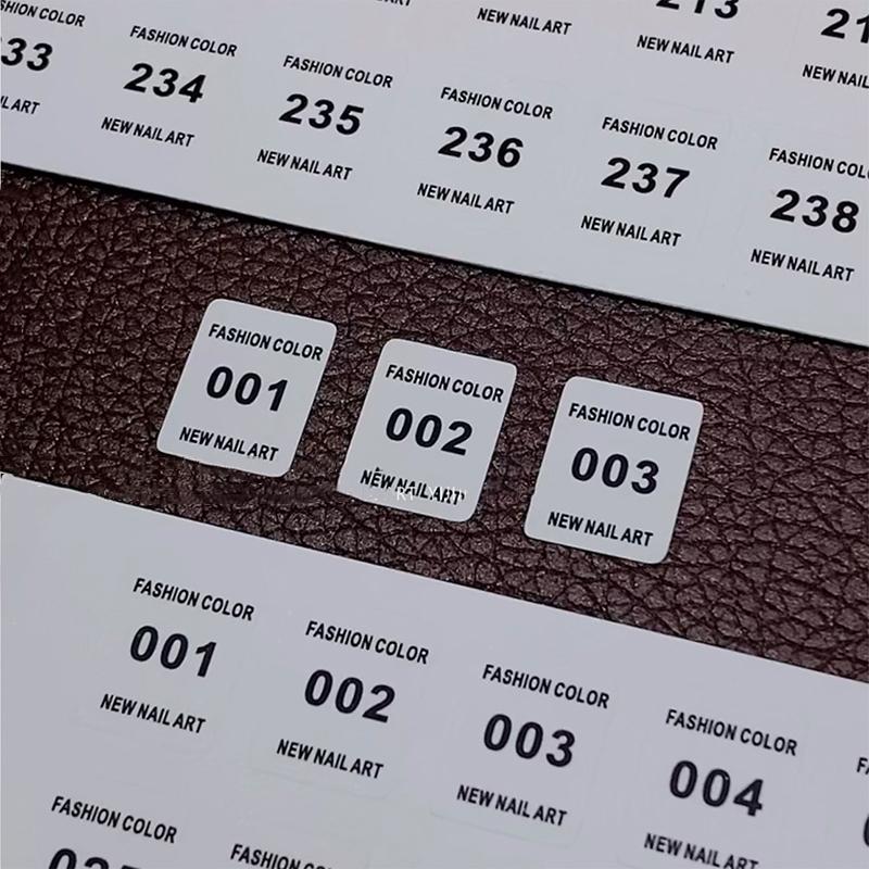 Nr. 1-240 Nagellack Nummer Aufkleber Etikett Farbe Gel Flasche Lippenstift Nägel Spitzen Display Nummerierung Maniküre Werkzeug Lack Kleber