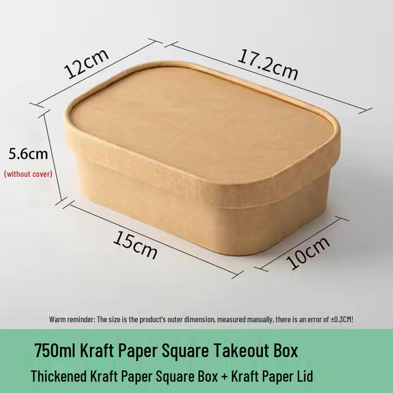 

Yudu Disposable Kraft Paper Food Containers