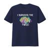I Survived the 60s Twice T Shirt Vintage Washed Designer Clothes Breathable Homme Versatile Graphic Slightly Streetwear Unisex
