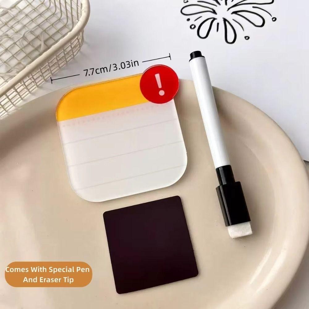 Erasable Dry Erase Note Board Fridge Memo Magnet Refrigerator Note Board New Magnetic Memo Board