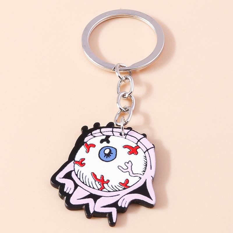 

Bloody Resin Knife Keychain Halloween Keyring Pendants for Car Key Holder DIY Halloween Party Gifts Key Chain Accessories