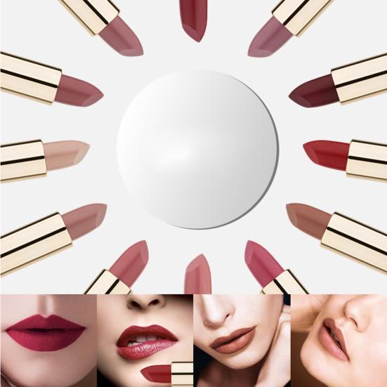 1 Matte Lipstick Lip Gloss Waterproof Long Lasting Non-sticky Makeup
