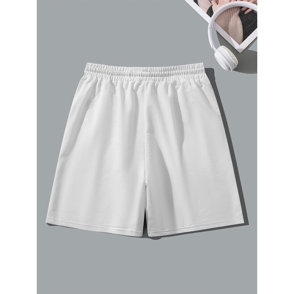 Summer Essential Men Printed Casual Shorts Straight Leg Relaxed Fit Daily Walking Leisure Short Pants