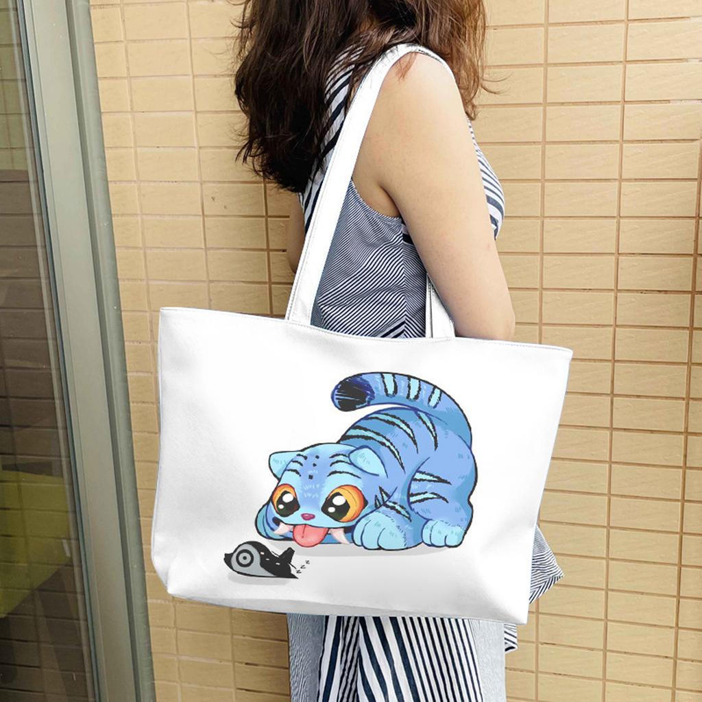 Group One-shoulder Leather Bag Tote Bag One-shoulder Bag PU Large Capacity  Cartoon