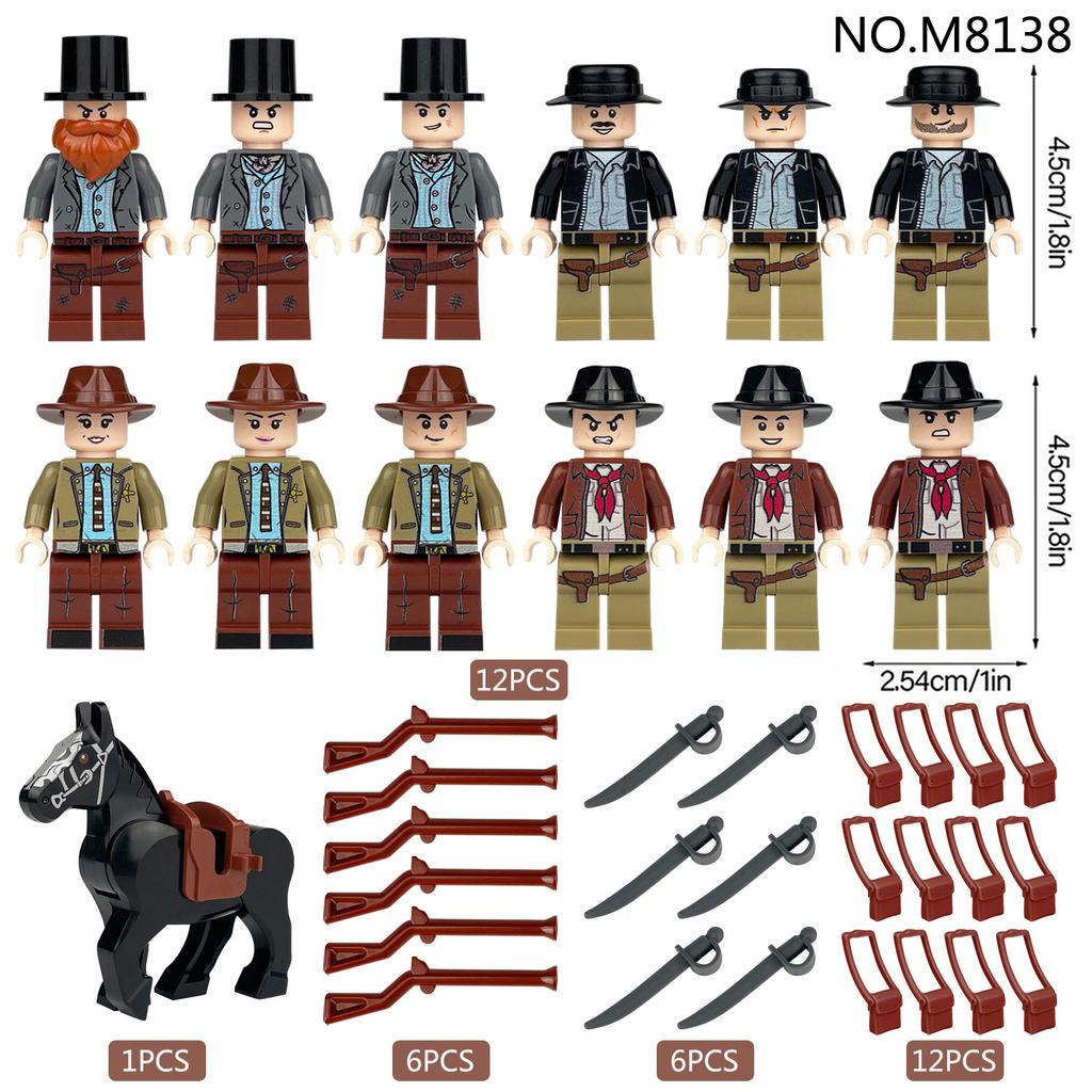 Compatible City Occupation Building Block Figurine Teacher Student Boy Girl Building Block Figurine Toy