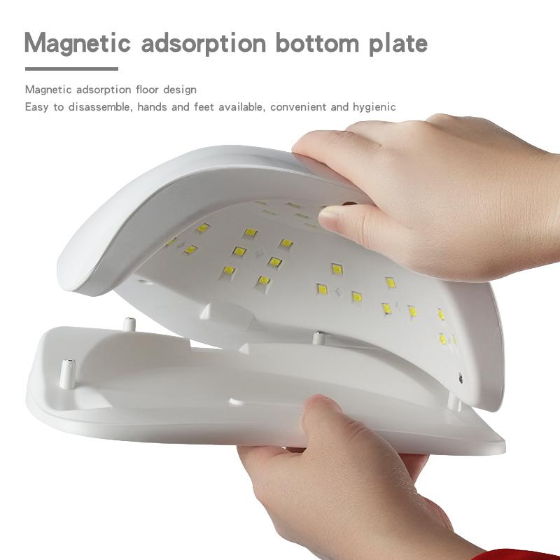 Professional Uv Lamp Nail Dryer Infrared Sensor Manicure Nails Light for Fast Curing ofAll Gel Nail Polish Nail Dryer Salon Tool