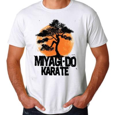 Miyagi Do Karate Kid 80er Jahre Film Cobra Kai Neu Mma Spritzer Stil Ankunft Sommer Kurzarm Baumwolle Europäische Größe XS5XL