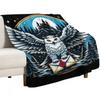 An Owl Messenger In a Mystical Night - Fantasy Throw Blanket Breathable Lightweight Blanket for Adults Kids