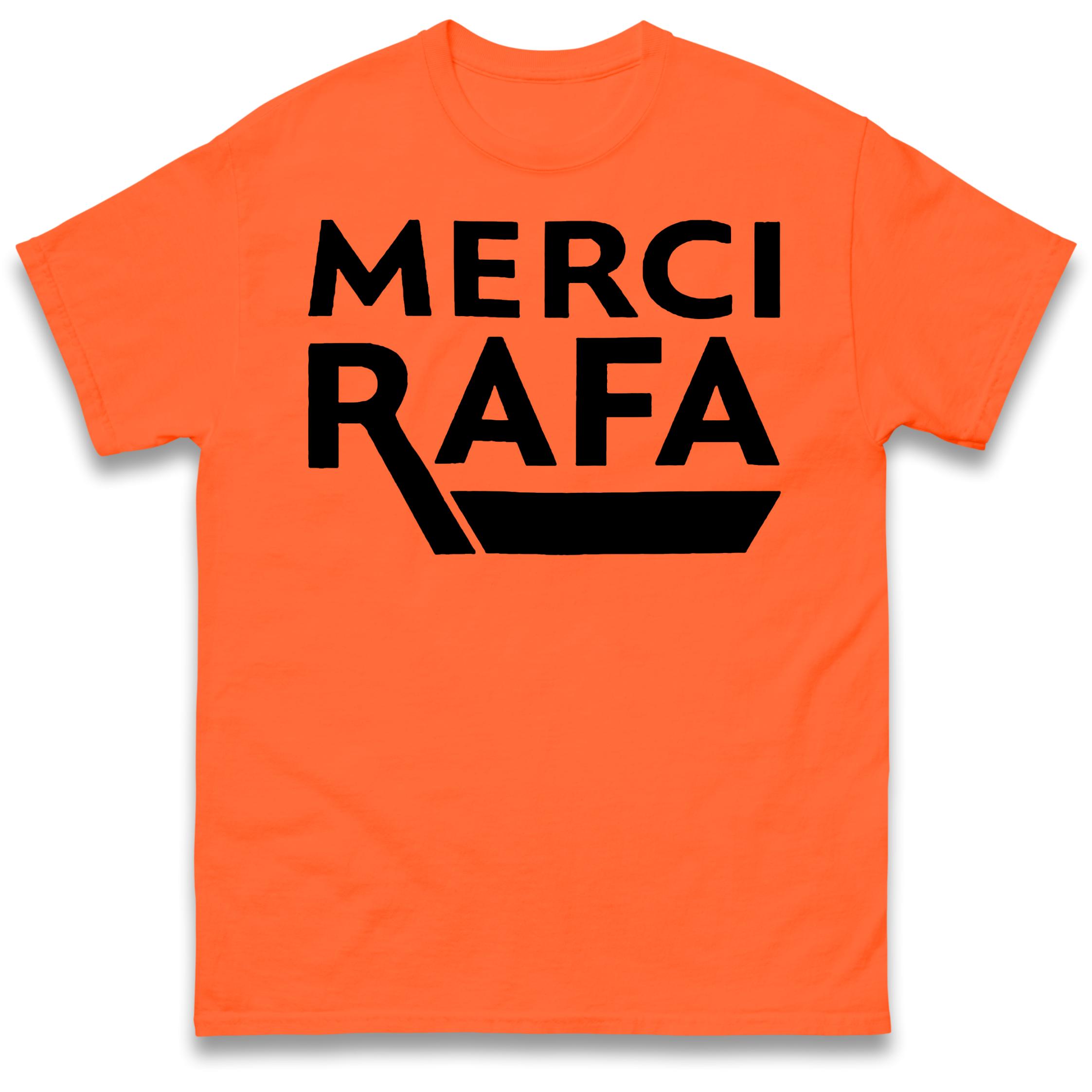 Merci Rafa Mens T Shirt Womens Tops Tees L