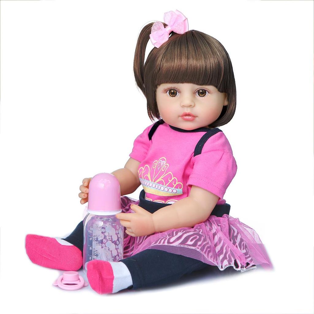 NPK Genuine 55CM Waterproof Full Silicone Reborn Baby Doll